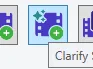 The Clarify Selected button in the clip details.