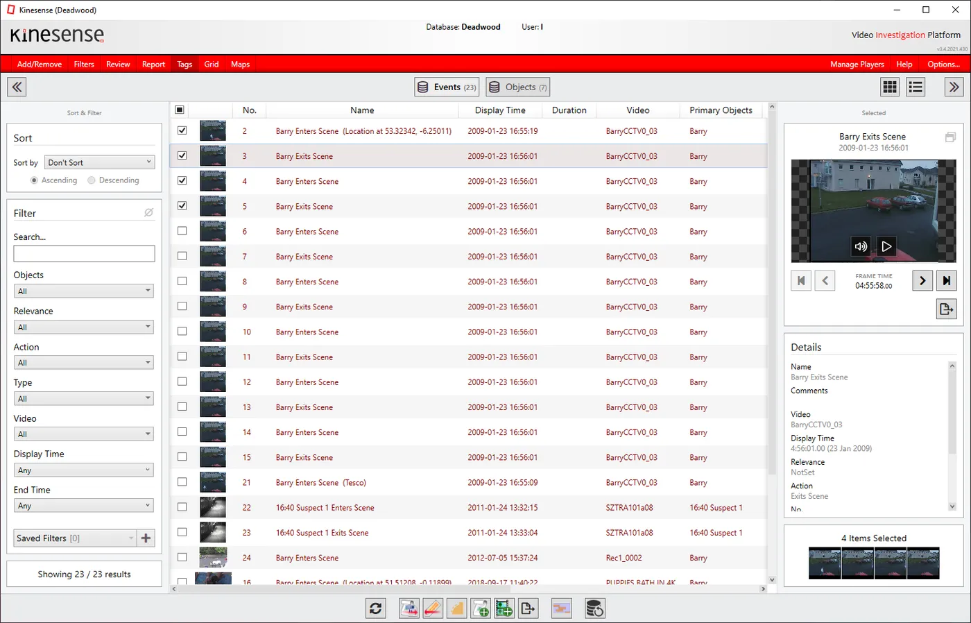 The redesigned Tags tab in details view, with sort and filter options on the left and the selected tag on the right.